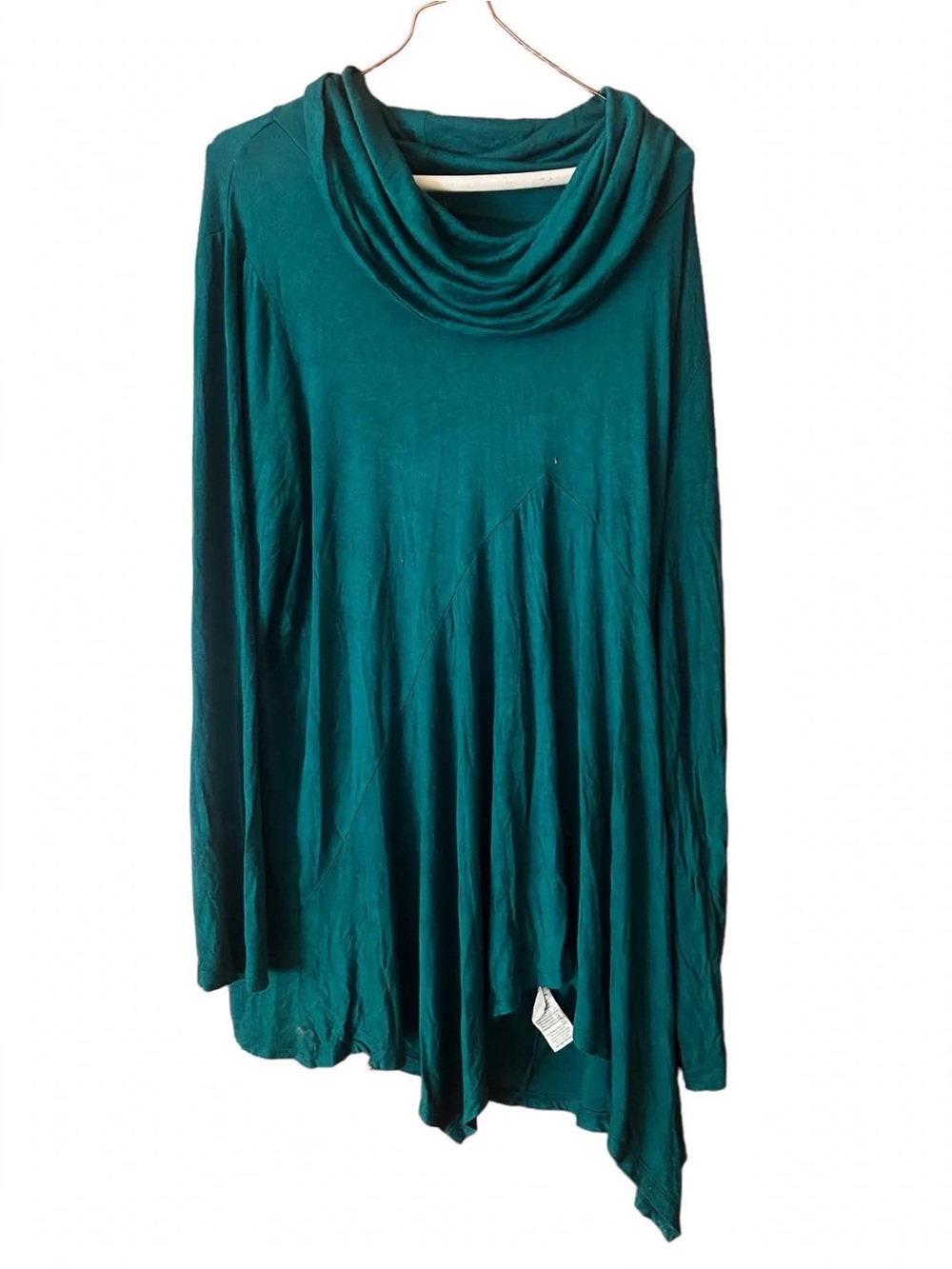 Joseph Teal Cowl-Neck Tunic